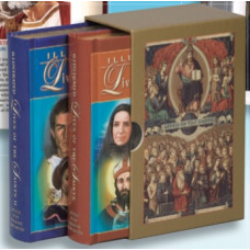 Book, Gold Gift Boxed Set: Illustrated Lives of the Saints, Volumes I & II
